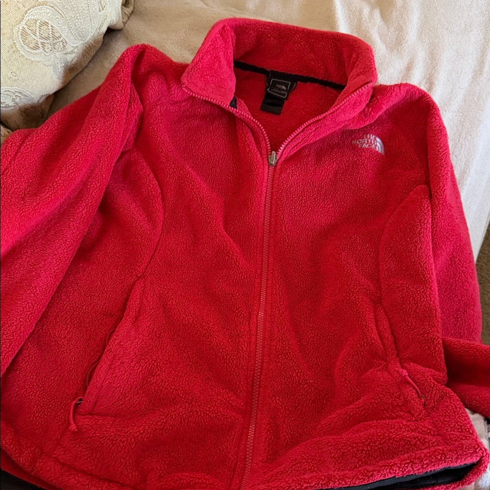 The North Face Red Fleece Jacket